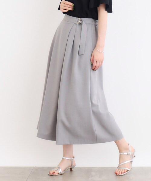 grove（グローブ）の「ラップスカーチョワイドパンツ（その他パンツ・レディース・モスグリーン/グレー/ブラック・02/03/01/04/05）」の9枚目の写真