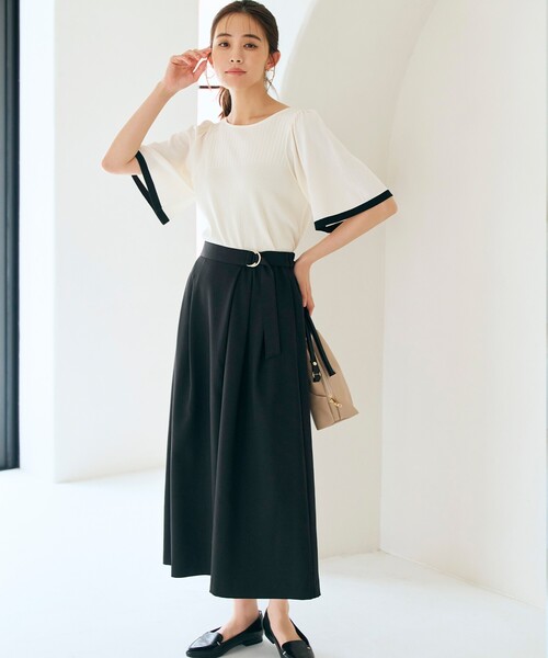 grove（グローブ）の「ラップスカーチョワイドパンツ（その他パンツ・レディース・モスグリーン/グレー/ブラック・02/03/01/04/05）」の13枚目の写真