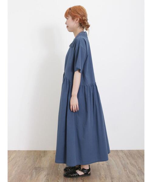 Samansa Mos2(サマンサ モスモス)の「【Sサイズ WEB限定】チュールレース襟ワンピース(ワンピース・レディース・ブラック/ブルー/ベージュ/キナリ・M/S)」の14枚目の写真