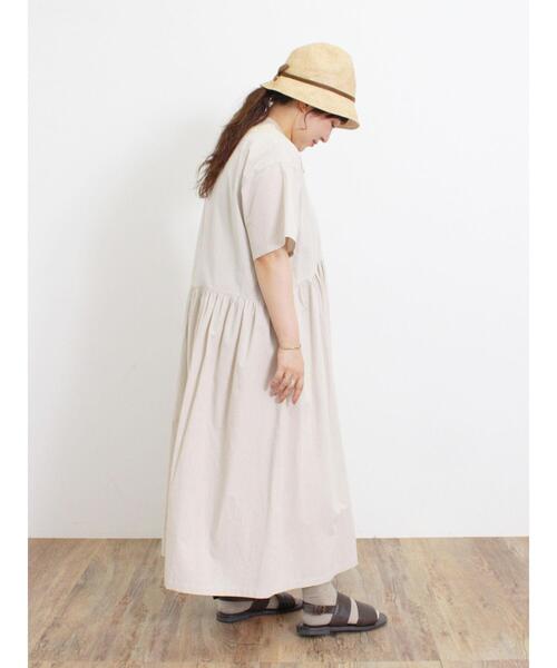 Samansa Mos2(サマンサ モスモス)の「【Sサイズ WEB限定】チュールレース襟ワンピース(ワンピース・レディース・ブラック/ブルー/ベージュ/キナリ・M/S)」の19枚目の写真