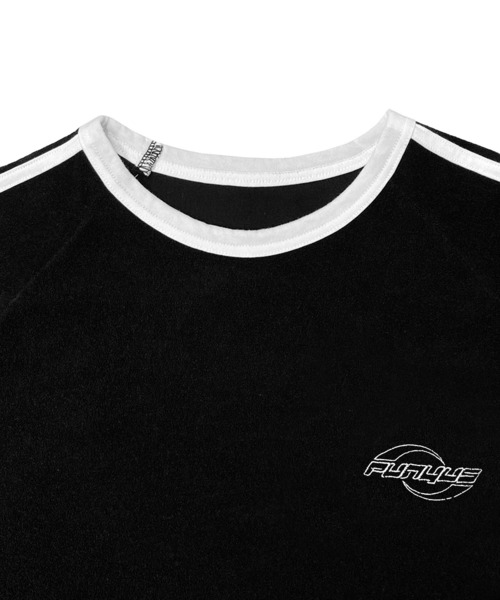 PUNYUS（プニュズ）の「2ラインパイルビッグＴシャツ（Tシャツ/カットソー・レディース・グリーン/ブルー/ブラック・4/3）」の21枚目の写真