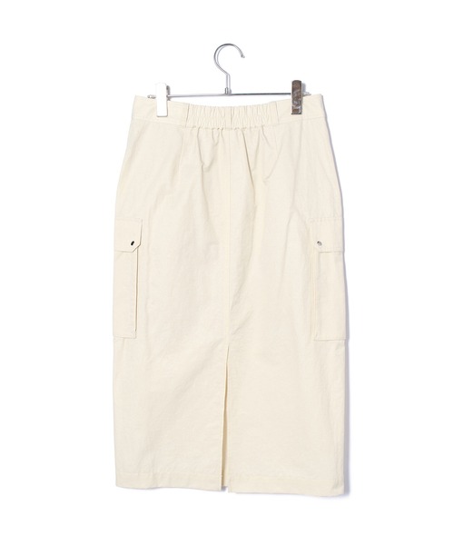 VIS（ビス）の「ミモレ丈ミリタリーカーゴスカート（スカート・レディース・キナリ/グリーン系その他2/ネイビー・M/S）」の17枚目の写真