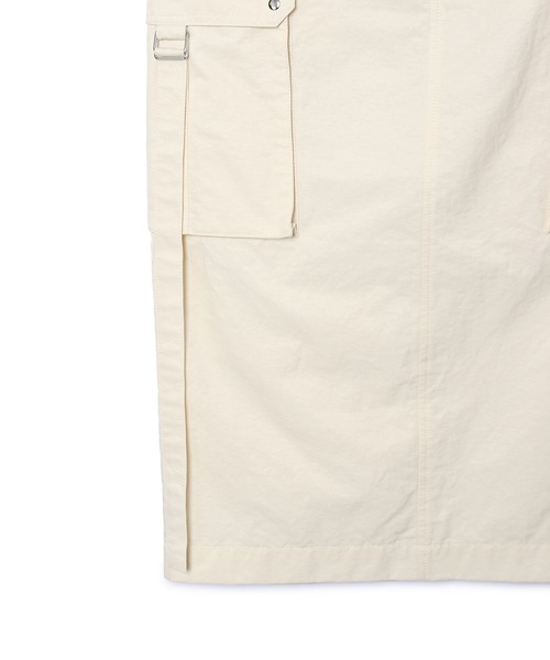 VIS（ビス）の「ミモレ丈ミリタリーカーゴスカート（スカート・レディース・キナリ/グリーン系その他2/ネイビー・M/S）」の20枚目の写真