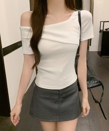 セール】Tシャツ/カットソー（ホワイト/白色系・オフショルダー
