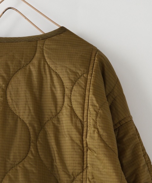 LOWRYS FARM（ローリーズファーム）の「キルティングブルゾン　116763（ダウンジャケット/コート・キッズ・ブラウン/ブラック/グリーン・140cm/130cm/120cm/110cm/150cm）」の8枚目の写真