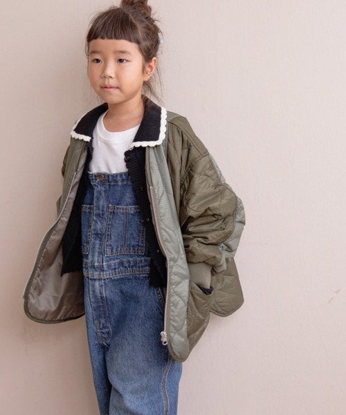 LOWRYS FARM（ローリーズファーム）の「キルティングブルゾン　116763（ダウンジャケット/コート・キッズ・ブラウン/ブラック/グリーン・140cm/130cm/120cm/110cm/150cm）」の19枚目の写真
