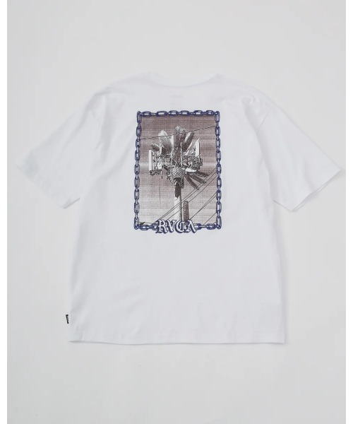 RVCA メンズ 【AZUL】 TRANSMITTER SS TEE Ｔシャツ 【2024年夏モデル】/ルーカアズールコラボ半袖Tシャツ（Tシャツ/カットソー）｜RVCA（ルーカ）
