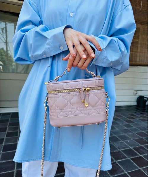 ALTROSE(アルトローズ)の「ALTROSE / エレブ3WAYBAG / 332975(ショルダーバッグ・レディース・ベージュ系その他/ピンク/ブラック/アイボリー・ONESIZE)」の9枚目の写真