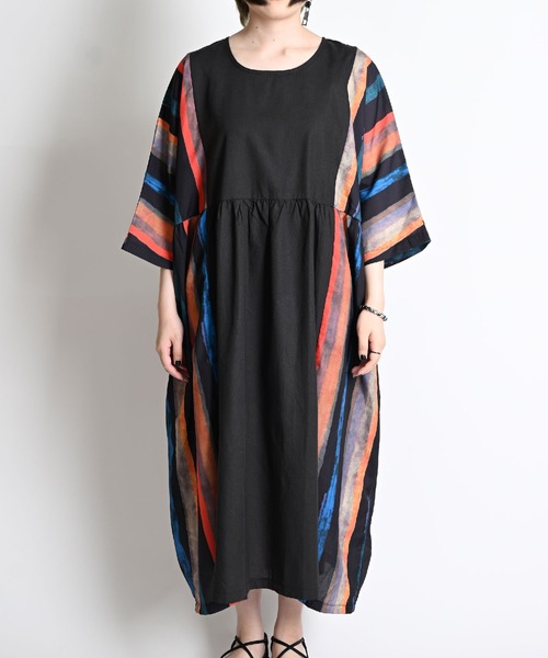 HENRIK VIBSKOV ストライプロングワンピース HENRIK VIBSKOV ストライプ ロングワンピース レディース