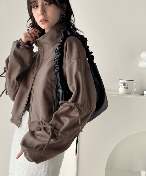 ★超美品★BEATINGHEART モヘア ダブルジッパージャケットサイズ1 ☆超美品☆BEATINGHEART モヘア ダブルジッパージャケットサイ