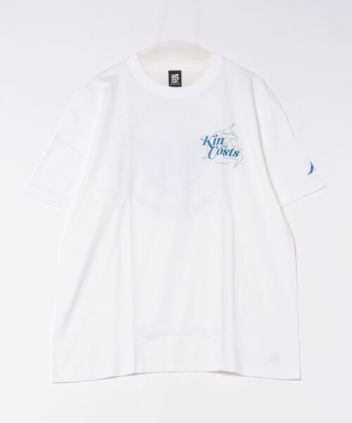 B.I.D.(ビーアイディー)の「《KINJAZ》Graphic T(Tシャツ/カットソー・メンズ・ホワイト/ネイビー・LARGE/MEDIUM)」の2枚目の写真