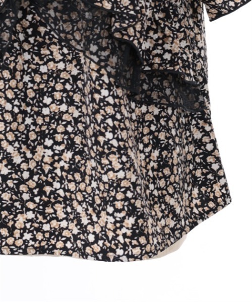 axes femme(アクシーズファム)の「2WAYフリル×チュールブラウス(シャツ/ブラウス・レディース・サックスブルー/ブラック/キナリ・FREE)」の11枚目の写真