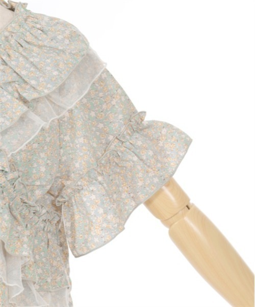 axes femme(アクシーズファム)の「2WAYフリル×チュールブラウス(シャツ/ブラウス・レディース・サックスブルー/ブラック/キナリ・FREE)」の22枚目の写真