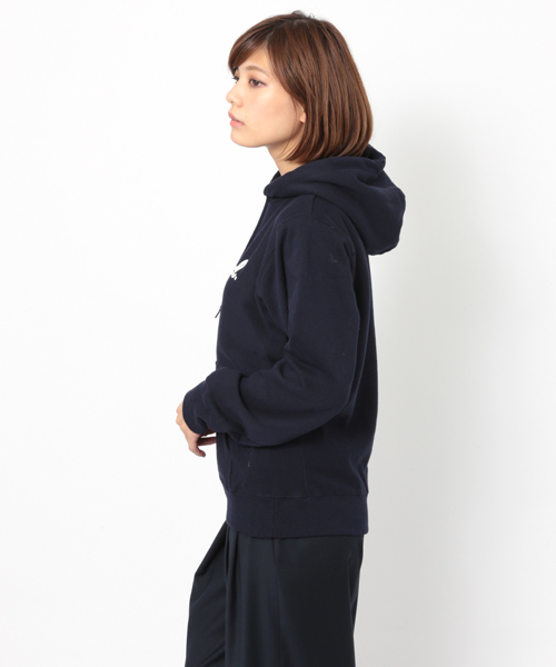 MILKFED.（ミルクフェド）の「SWEAT HOODIE ICING（スウェット・レディース・アッシュ/ネイビー・MEDIUM/SMALL）」の3枚目の写真