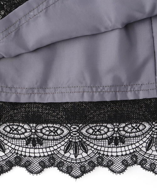 JILL by JILL STUART（ジルバイジルスチュアート）の「◇ネップツイードヘムレースミニスカート（スカート・レディース・ブラウン/グレー・SMALL/MEDIUM）」の18枚目の写真