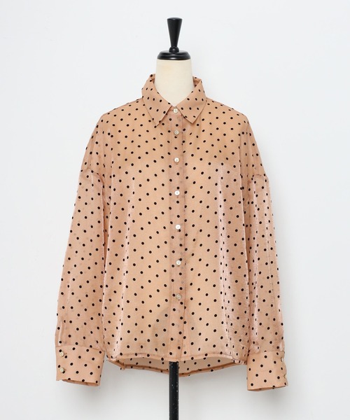 専用　今期　plage オーガンジーシアーシャツ plage（プラージュ）の「オーガンジーチュニックシャツ（シャツ