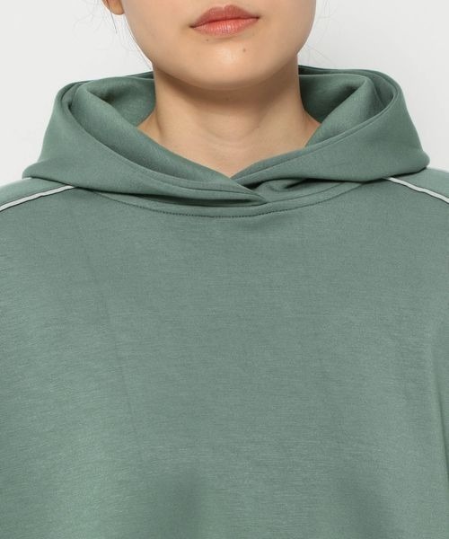 mysty woman（ミスティウーマン）の「サイドラインフーディ　149656（パーカー・レディース・ホワイト/ブラック/グリーン・FREE）」の20枚目の写真