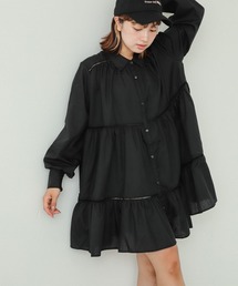 SENSE OF PLACE by URBAN RESEARCH | 『柴田ひかりさん着用』ティアードミディワンピース(ワンピース)