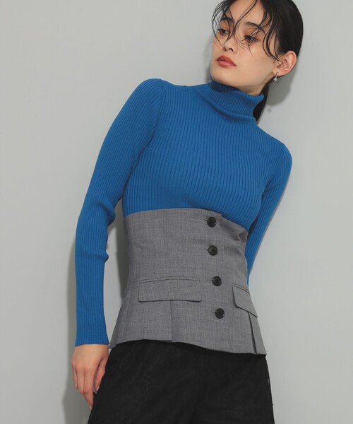 【セール】ワイド ベルト ビスチェ（ベスト）｜Ray BEAMS（レイビームス）