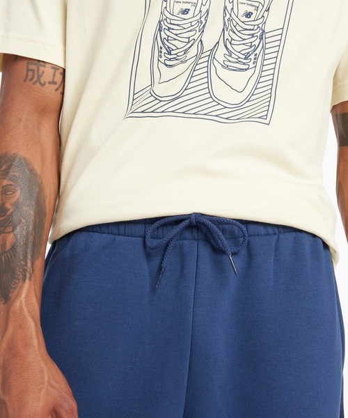NEW BALANCE（ニューバランス）の「Sport Essentials グラフィック裏起毛スウェットジョガーパンツ（スウェットパンツ・メンズ・ネイビー・SMALL/MEDIUM/LARGE/X-LARGE/XX-LARGE）」の4枚目の写真