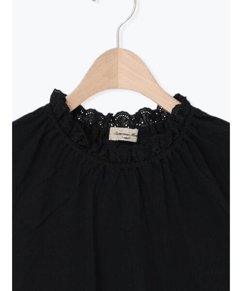 Samansa Mos2（サマンサ モスモス）の「襟レースノースリ（Tシャツ/カットソー・レディース・ブラック/モカ/オフホワイト/カーキ・F）」の17枚目の写真