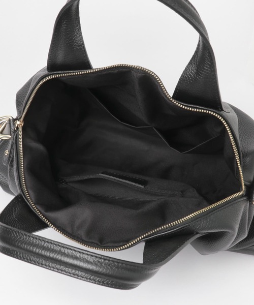 URBAN RESEARCH(アーバンリサーチ)の「レザーボストンバッグ(ボストンバッグ・レディース・ブラック/ベージュ系その他・-)」の22枚目の写真