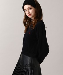 【2024FW】【Beverly Hills Polo Club】別注 クロップドシャギーニット