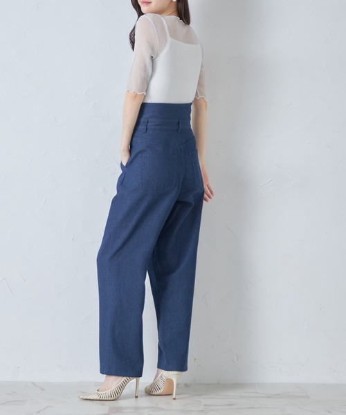 tocco closet(トッコ クローゼット)の「ラメシアーメローカットプルオーバー(Tシャツ/カットソー・レディース・グレー/オフホワイト/ブラック・M)」の5枚目の写真