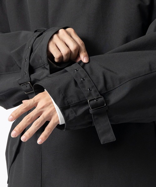 【08sircus/ゼロエイトサーカス】High count weather trench coat（トレンチコート）｜08sircus（ゼロエイトサーカス）