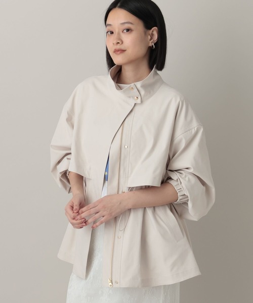 A part by（アパートバイ）の「【撥水加工付き】スタンドブルゾン（ブルゾン・レディース・ブラック/カーキ/ベージュ/グリーン系その他4/グレー系その他4・FREE）」の20枚目の写真