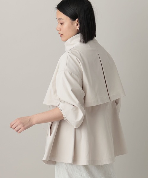 A part by（アパートバイ）の「【撥水加工付き】スタンドブルゾン（ブルゾン・レディース・ブラック/カーキ/ベージュ/グリーン系その他4/グレー系その他4・FREE）」の19枚目の写真