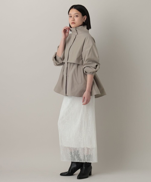 A part by（アパートバイ）の「【撥水加工付き】スタンドブルゾン（ブルゾン・レディース・ブラック/カーキ/ベージュ/グリーン系その他4/グレー系その他4・FREE）」の11枚目の写真