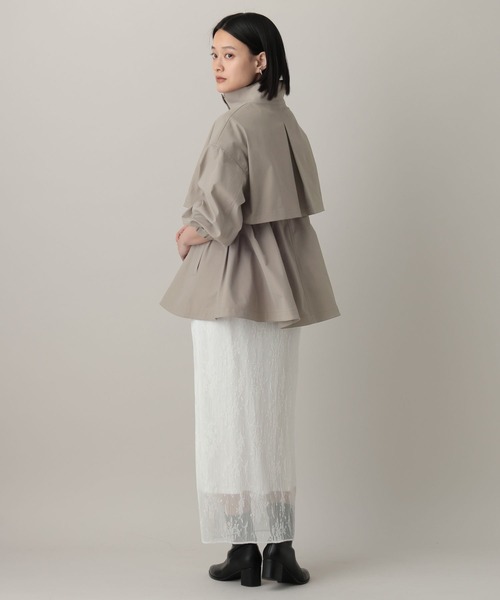 A part by（アパートバイ）の「【撥水加工付き】スタンドブルゾン（ブルゾン・レディース・ブラック/カーキ/ベージュ/グリーン系その他4/グレー系その他4・FREE）」の10枚目の写真