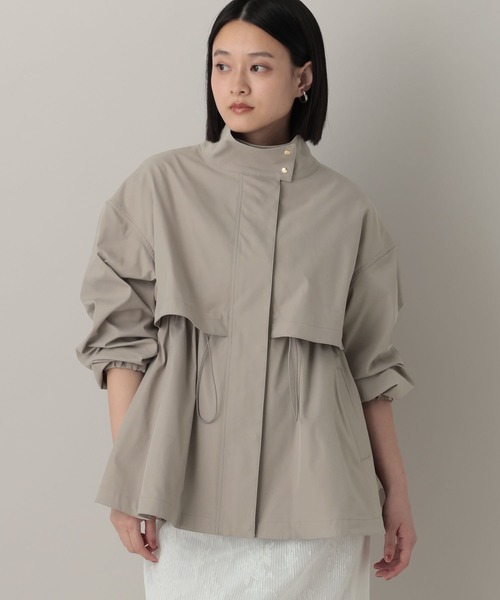 A part by（アパートバイ）の「【撥水加工付き】スタンドブルゾン（ブルゾン・レディース・ブラック/カーキ/ベージュ/グリーン系その他4/グレー系その他4・FREE）」の9枚目の写真