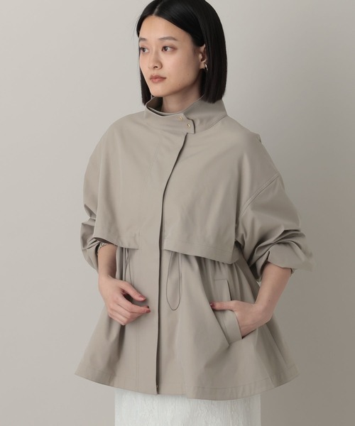 A part by（アパートバイ）の「【撥水加工付き】スタンドブルゾン（ブルゾン・レディース・ブラック/カーキ/ベージュ/グリーン系その他4/グレー系その他4・FREE）」の7枚目の写真