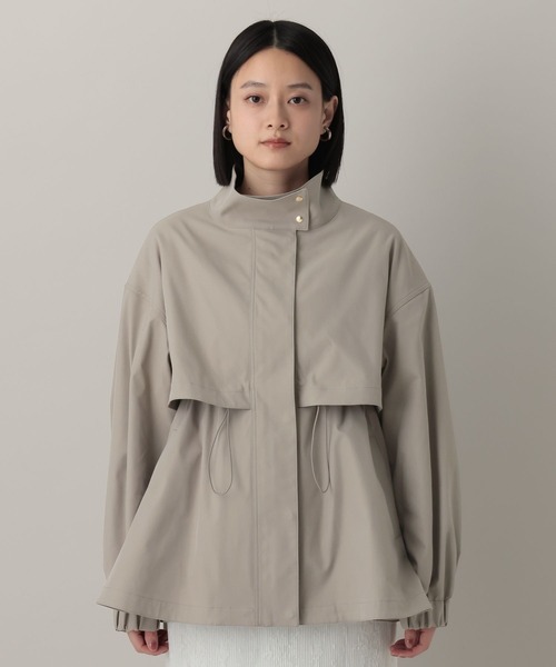 A part by（アパートバイ）の「【撥水加工付き】スタンドブルゾン（ブルゾン・レディース・ブラック/カーキ/ベージュ/グリーン系その他4/グレー系その他4・FREE）」の6枚目の写真