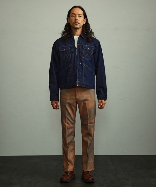 Wrangler ラングラー24mjz ‘68〜’70サイズ34 セール】Wrangler/ラングラー 24MJZ ジップデニムジャケット