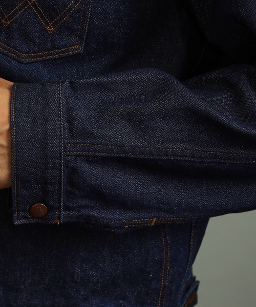 Lee（リー）の「Wrangler/ラングラー 24MJZ ジップデニムジャケット（デニムジャケット・メンズ・インディゴブルー/ブルー系その他・MEDIUM/SMALL/LARGE/X-LARGE）」の11枚目の写真
