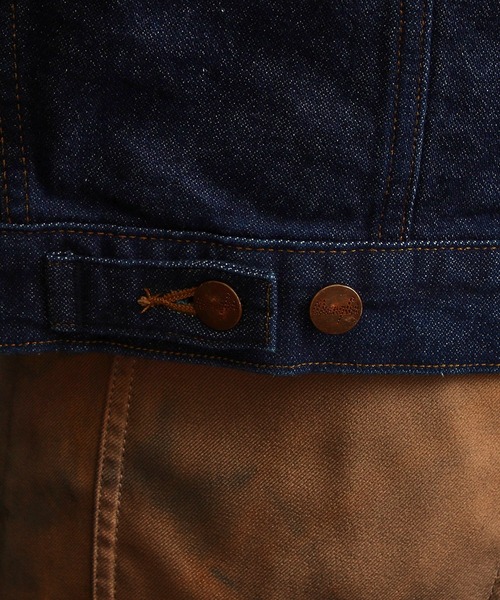 Lee（リー）の「Wrangler/ラングラー 24MJZ ジップデニムジャケット（デニムジャケット・メンズ・インディゴブルー/ブルー系その他・MEDIUM/SMALL/LARGE/X-LARGE）」の13枚目の写真