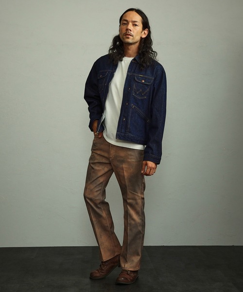 WRANGLER　24MJZ チェーンステッチ　ナチュラル　デニム　ラングラー WRANGLER 24MJZ チェーンステッチ ナチュラル デニム ラングラー