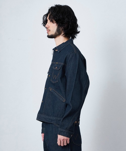 Lee（リー）の「Wrangler/ラングラー 24MJZ ジップデニムジャケット（デニムジャケット・メンズ・インディゴブルー/ブルー系その他・MEDIUM/SMALL/LARGE/X-LARGE）」の19枚目の写真