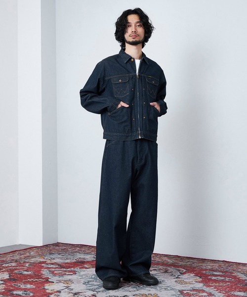Lee（リー）の「Wrangler/ラングラー 24MJZ ジップデニムジャケット（デニムジャケット・メンズ・インディゴブルー/ブルー系その他・MEDIUM/SMALL/LARGE/X-LARGE）」の22枚目の写真