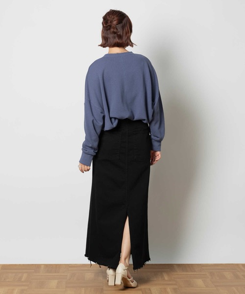 SOMETHING(サムシング)の「SOMETHING(サムシング)【レディース】ベイカースカート(スカート・レディース・ブラック・S/M/XS)」の8枚目の写真