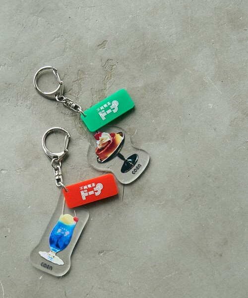 coen（コーエン）の「不純喫茶ドープ別注アクリルキーホルダー（キーホルダー・レディース・レッド/ケリーグリーン・FREE）」の3枚目の写真