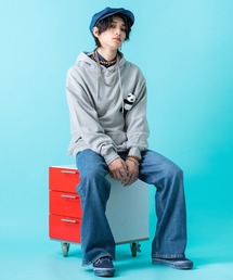 ankoROCK（アンコロック）の「TEDDY ankoROCK スウェットパーカー / メンズ レディース ユニセックス 長袖 プルオーバー フーディー オーバーサイズ ビッグシルエット ワンポイント（パーカー）」