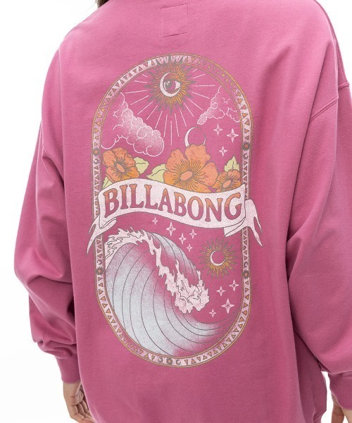 BILLABONG(ビラボン)の「BILLABONG レディース GRAPHIC LIGHT SWEAT トレーナー 【2024年秋冬モデル】/ビラボングラフィッククルーネックトレーナー(スウェット・レディース・ピンク系その他/イエロー系その他/アイボリー/ブラック系その他・MEDIUM/LARGE)」の15枚目の写真