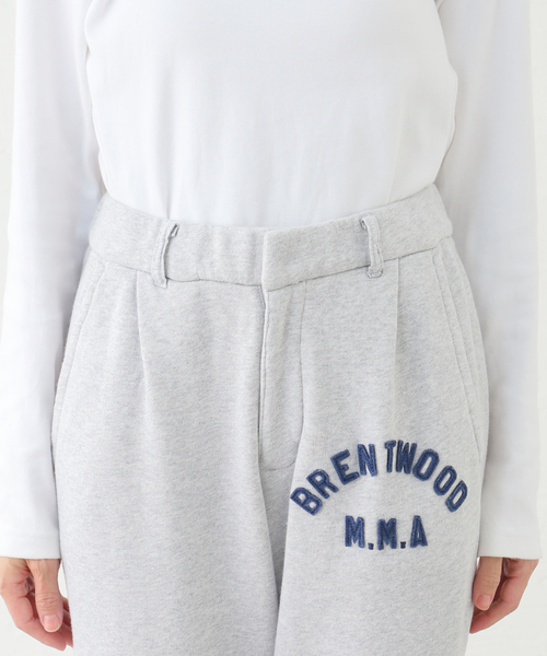 FRAMeWORK（フレームワーク）の「mean machine age 別注BRENTWOOD SWEAT パンツ（スウェットパンツ・レディース・ブラック/ライトグレー・FREE）」の13枚目の写真