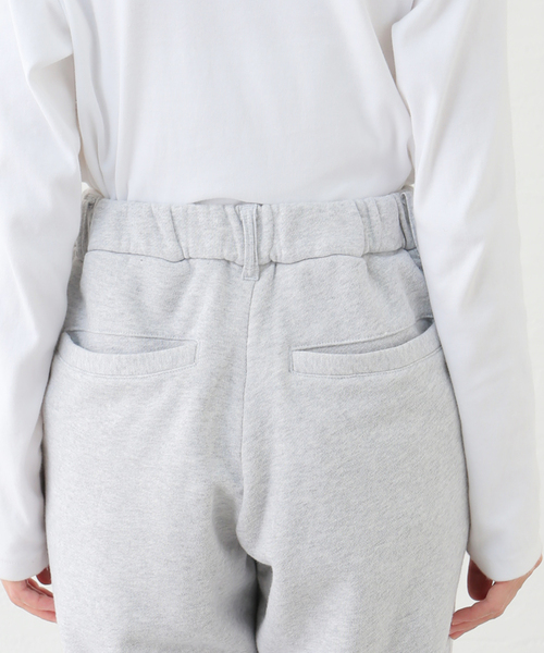 FRAMeWORK（フレームワーク）の「mean machine age 別注BRENTWOOD SWEAT パンツ（スウェットパンツ・レディース・ブラック/ライトグレー・FREE）」の14枚目の写真