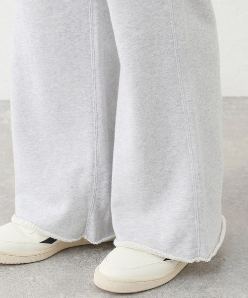 FRAMeWORK（フレームワーク）の「mean machine age 別注BRENTWOOD SWEAT パンツ（スウェットパンツ・レディース・ブラック/ライトグレー・FREE）」の19枚目の写真