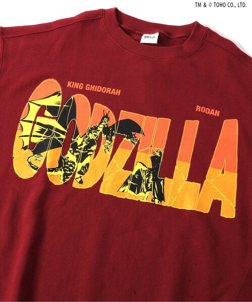 BREEZE（ブリーズ）の「【ゴジラ】VSトレーナー（大人）（スウェット・メンズ・グリーン/ワインレッド/チャコール/ネイビー・LARGE/MEDIUM）」の16枚目の写真
